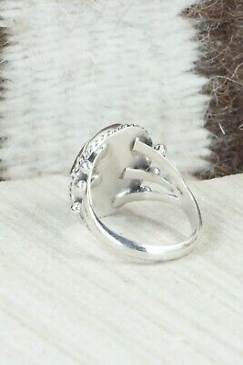 Turquoise & Sterling Silver Ring - Grace Kenneth - Size 9