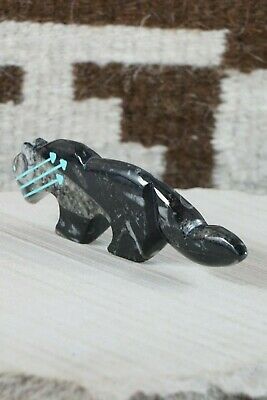 Mountain Lion Zuni Fetish Carving - Kenric Laiwakete - High Lonesome Trading