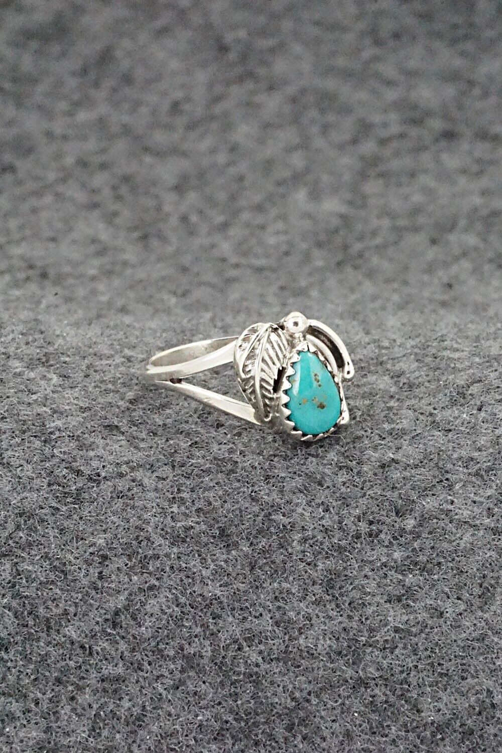 Turquoise & Sterling Silver Ring - Letricia Largo - Size 5.5