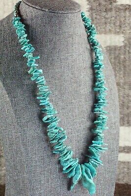 Turquoise & Sterling Silver Necklace - Navajo