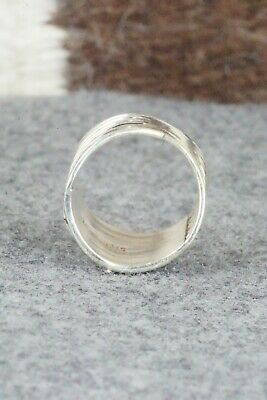 White Buffalo & Sterling Silver Ring - Andrew Enrico - Size 7.5