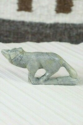 Wolf Zuni Fetish Carving - Calvin Weeka - High Lonesome Trading