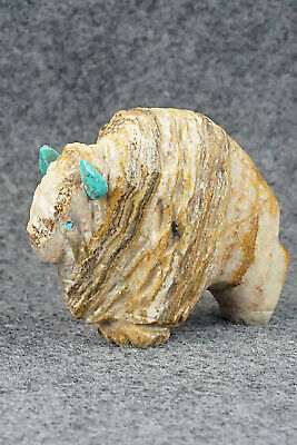 Buffalo Zuni Fetish Carving - Kevin Quam