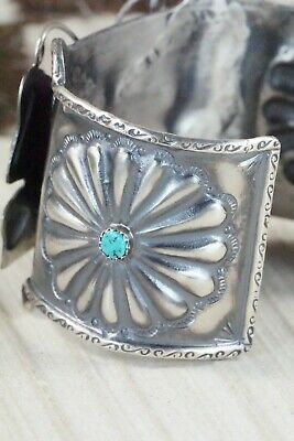 Turquoise & Sterling Silver Butterfly Bracelet - Tim Yazzie
