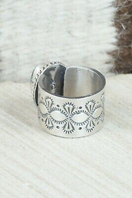 Turquoise and Sterling Silver Ring - Michael Calladitto - Size 6.75