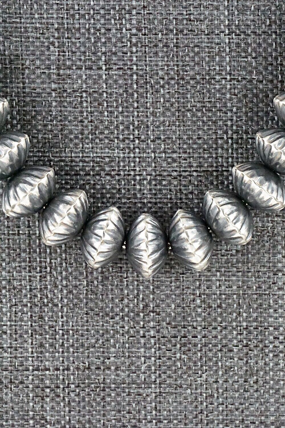 Sterling Silver Navajo Pearl Necklace - Preston Haley