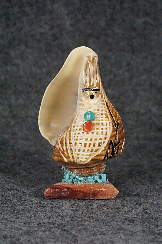 Corn Maiden Zuni Fetish Carving - Gloria Chattin