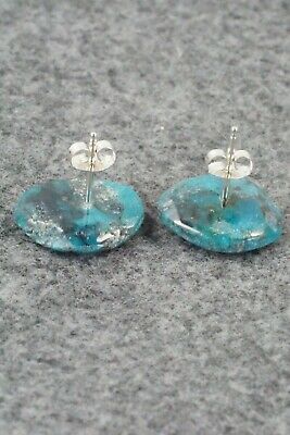 Turquoise & Sterling Silver Earrings - Joann Garcia