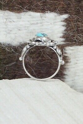 Turquoise & Sterling Silver Ring - Maritta Martinez - Size 7.5