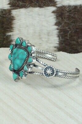 Turquoise & Sterling Silver Bracelet - Roberta Begay