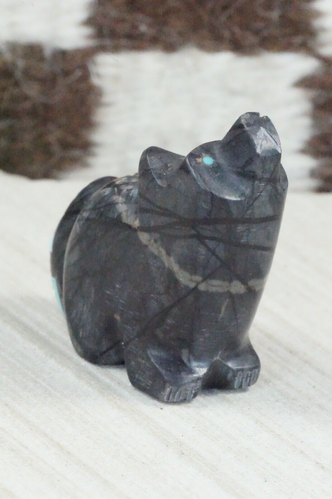 Wolf Zuni Fetish Carving - Brandon Phillips