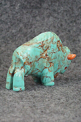 Buffalo Zuni Fetish Carving - Andres Quandelacy