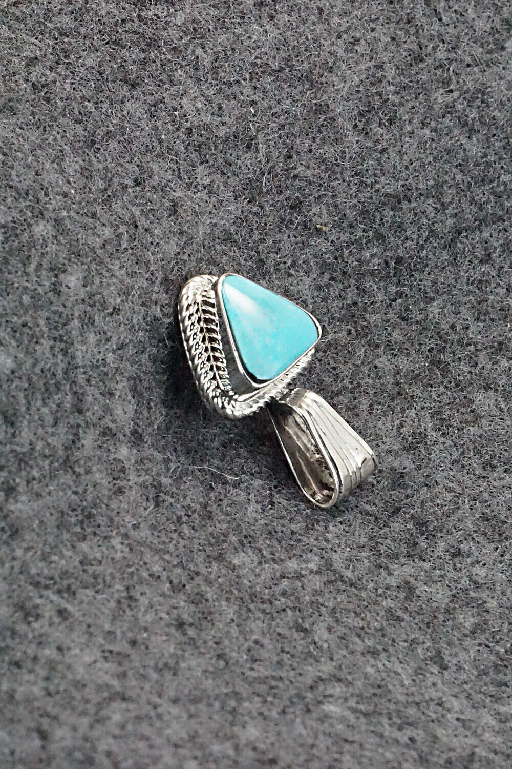 Turquoise and Sterling Silver Pendant - Sadie Jim