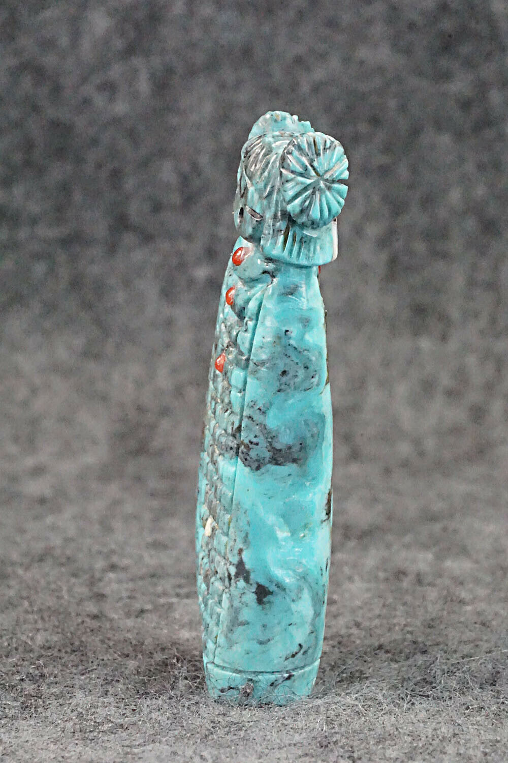 Corn Maiden Zuni Fetish Carving - Sandra Quandelacy