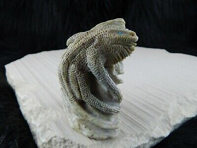 Lizard Zuni Fetish Carving - Calvin Weeka - High Lonesome Trading