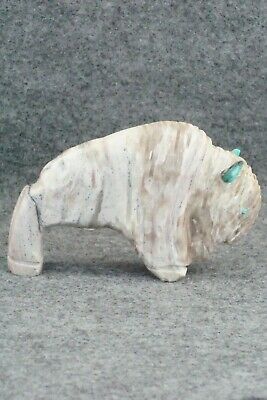 Buffalo Zuni Fetish Carving - Kevin Quam