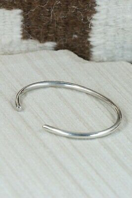 Navajo Sterling Silver Bracelet - Elaine Tahe