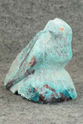 Eagle Zuni Fetish Carving - Derrick Kaamasee