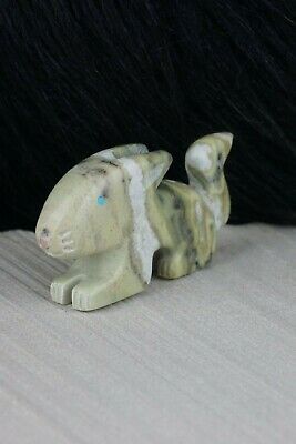 Rabbit Zuni Fetish Carving - Cameron Nastacio - High Lonesome Trading