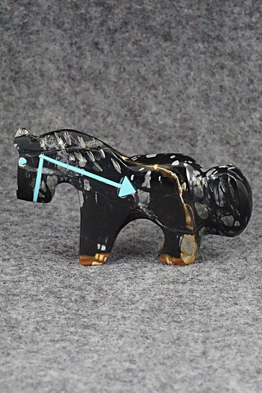 Horse Zuni Fetish Carving - Rodney Laiwakete