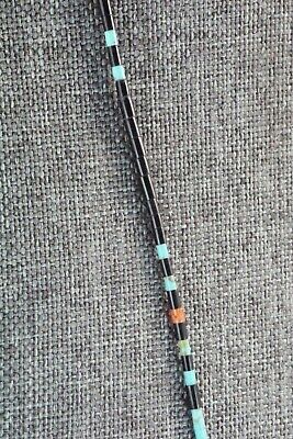 Turquoise, Shell, Coral & Sterling Silver Necklace - Esquipula Tenorio