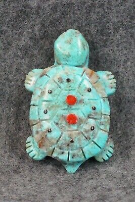 Turtle Zuni Fetish Carving - Reynold Lunasee