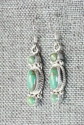 Turquoise & Sterling Silver Earrings - Harris Largo