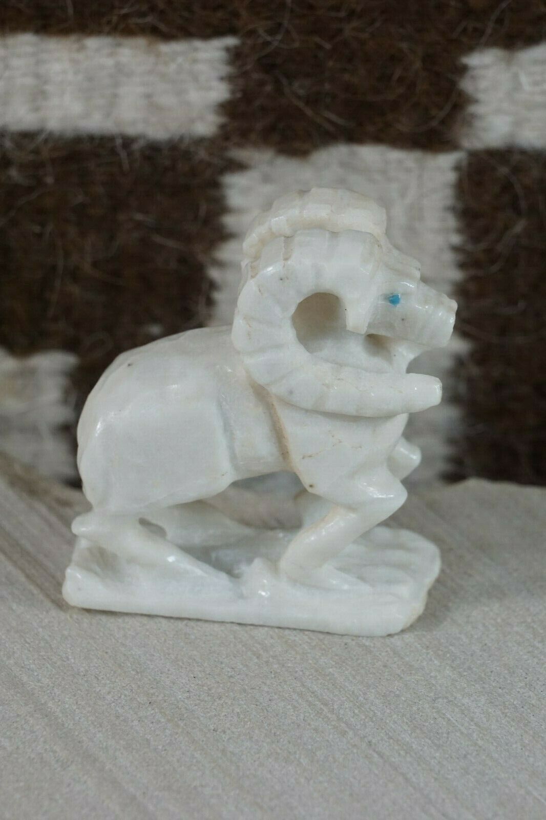Ram Zuni Fetish Carving - Jerrold Lahaleon - High Lonesome Trading