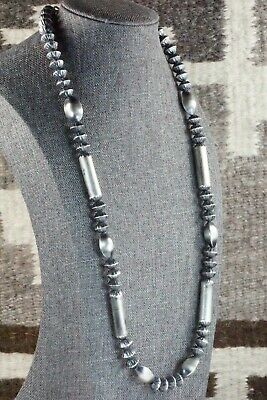 Sterling Silver Navajo Pearl Necklace - Preston Haley