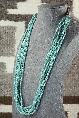 Turquoise & Sterling Silver Necklace - Rita Montoya