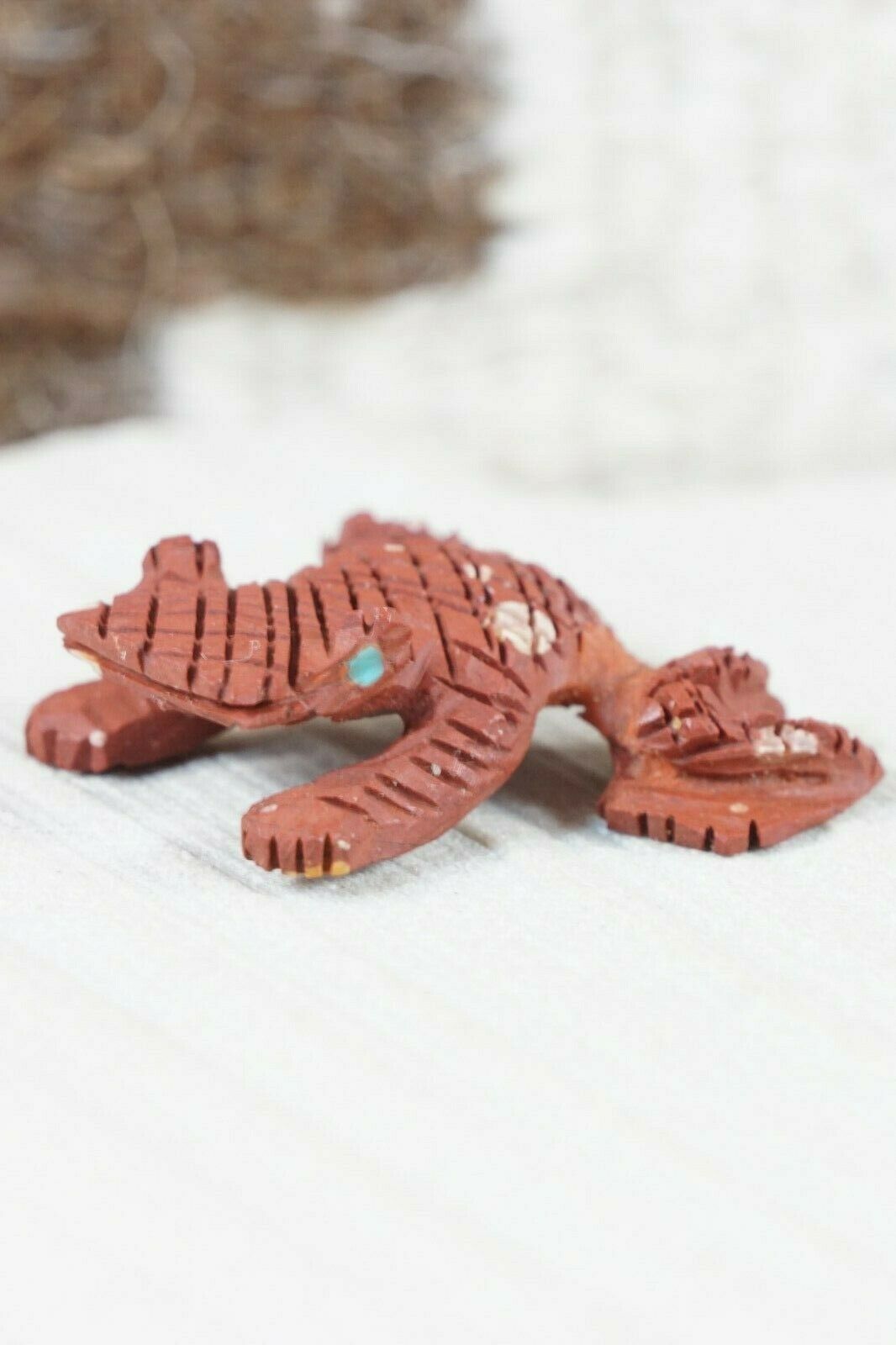 Frog Zuni Fetish Carving - Waylon Cheama - High Lonesome Trading