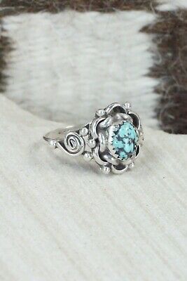 Turquoise & Sterling Silver Ring - Maritta Martinez - Size 9