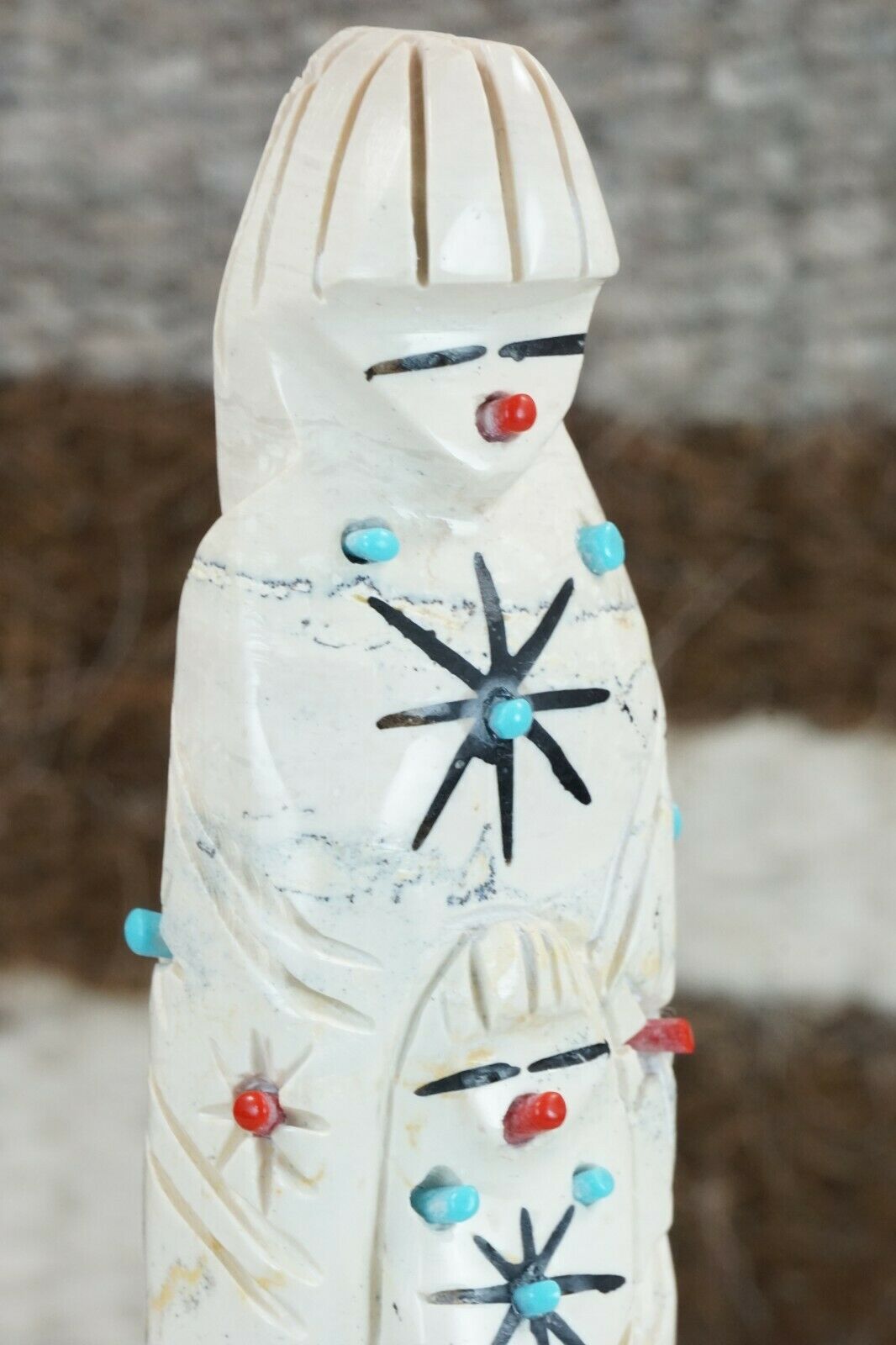 Corn Maiden Zuni Fetish Carving - Terrance Martza
