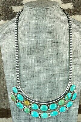 Turquoise & Sterling Silver Necklace - Roberta Begay