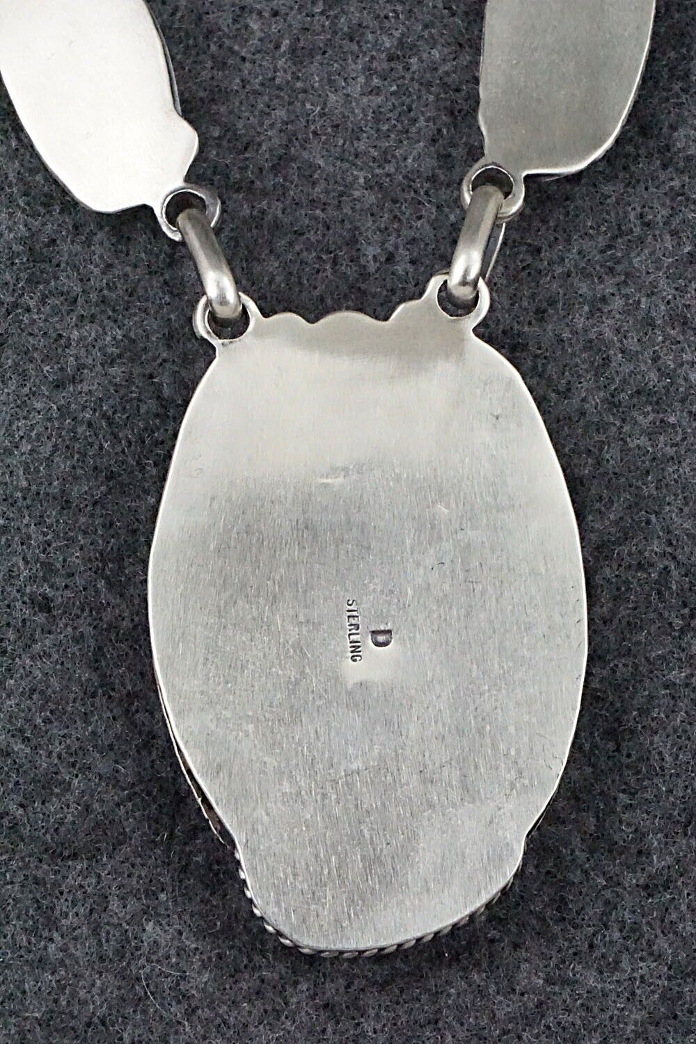 Turquoise & Sterling Silver Necklace - Davey Morgan