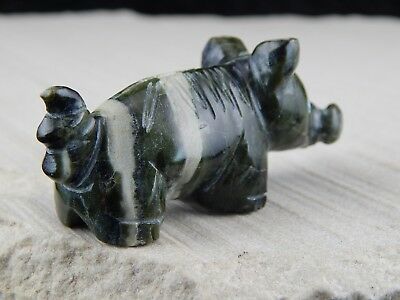 Hog Zuni Fetish Carving - Louise Ponchuella - High Lonesome Trading