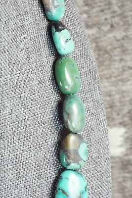 Turquoise & Sterling Silver Necklace - Navajo