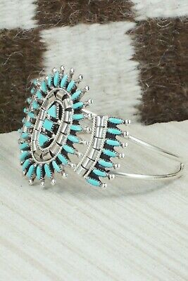 Turquoise & Sterling Silver Bracelet - Evonne Hastito