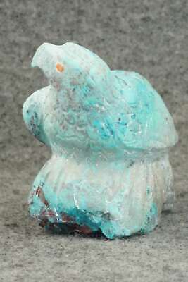 Eagle Zuni Fetish Carving - Derrick Kaamasee