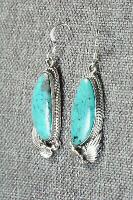 Turquoise and Sterling Silver Earrings - Sadie Jim