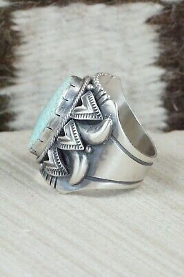Turquoise & Sterling Silver Ring - Derrick Gordon - 10
