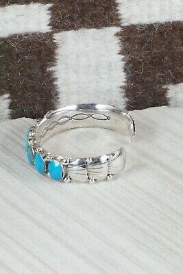 Turquoise & Sterling Silver Bracelet - Tom Lewis