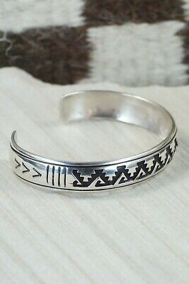 Navajo Sterling Silver Bracelet - Rosita Singer