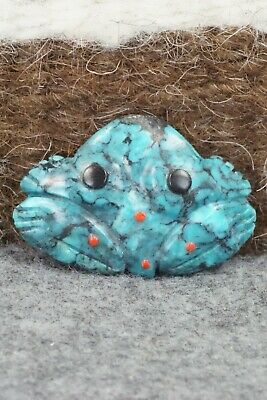 Frog Zuni Fetish Carving - Reynold Lunasee