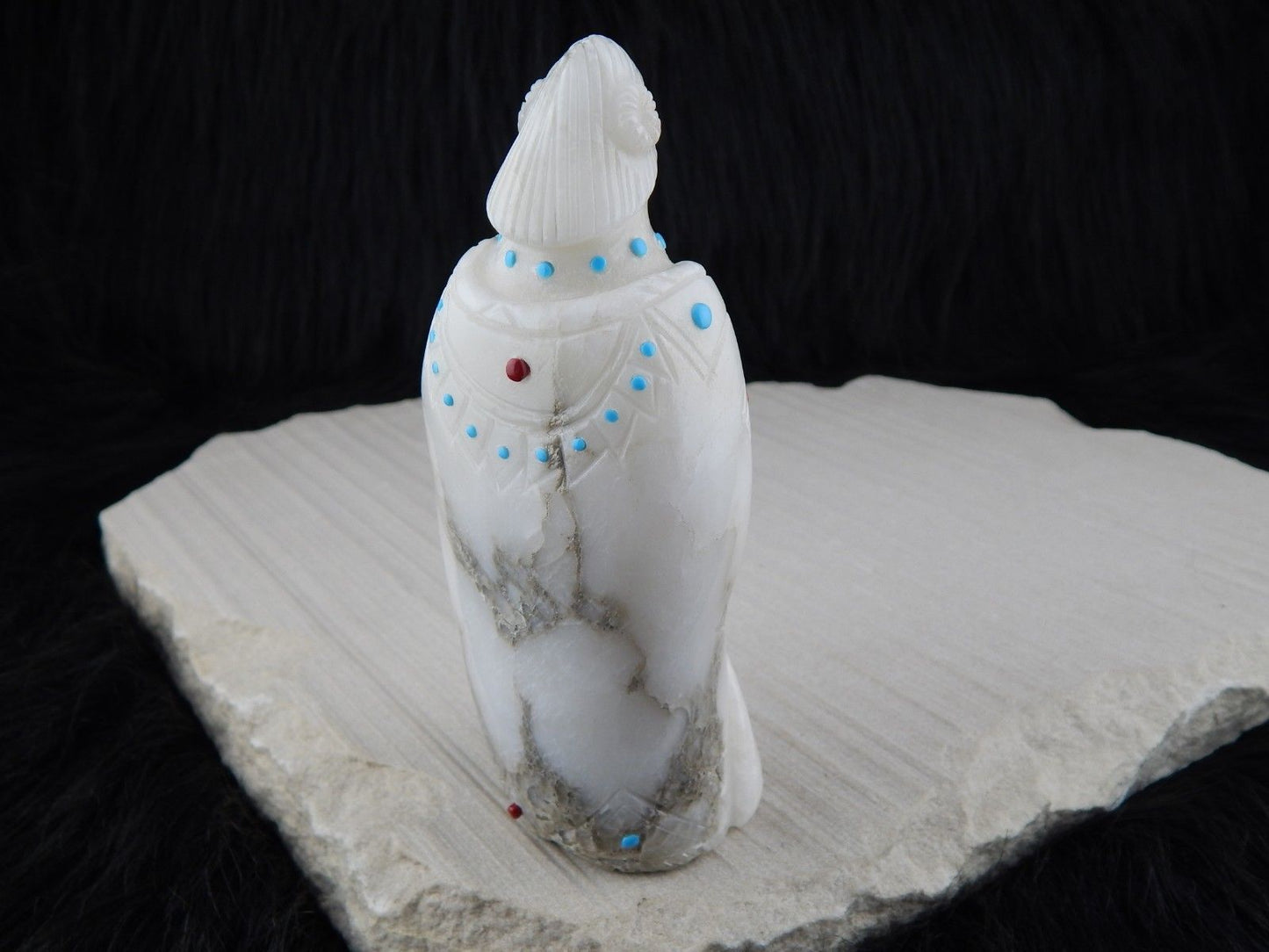Corn Maiden Zuni Fetish Carving - Michael Laweka - High Lonesome Trading