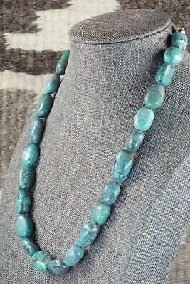 Turquoise & Sterling Silver Necklace - Navajo
