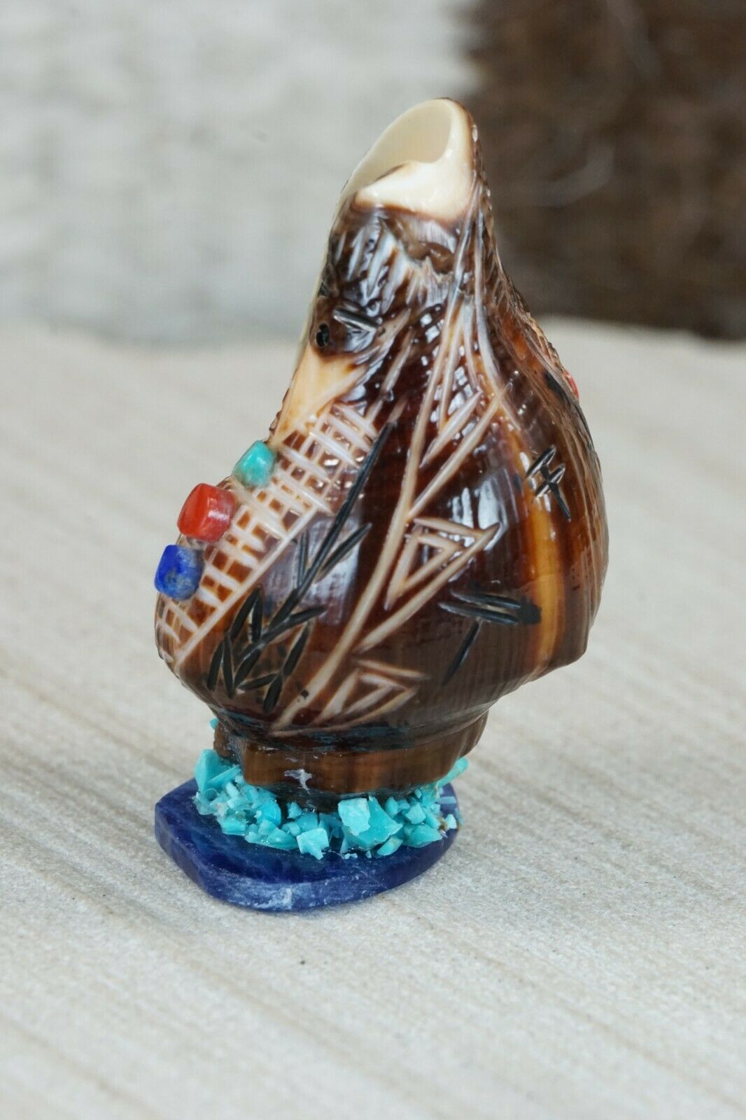 Corn Maiden Zuni Fetish Carving - Gloria Chattin