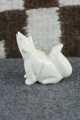 Wolf Zuni Fetish Carving - Calvert Bowannie
