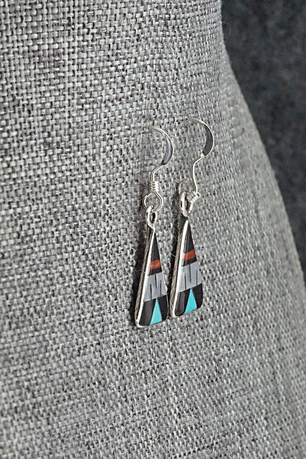 Multi Stone & Sterling Silver Earrings - Rhianna Kallestewa