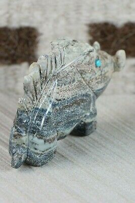 Hog Zuni Fetish Carving - Louise Ponchuella - High Lonesome Trading